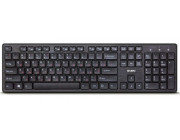 SVEN KB-E5800W, Wireless Keyboard, 104 keys,12 Fn-keys slim compact design, low-profile keys with smooth stroke, Nano receiver, USB, Рус/Укр/Eng, Black